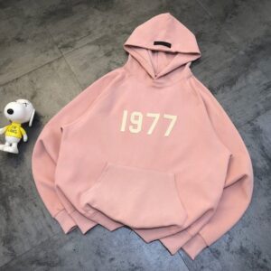 1977 Pink Essential Hoodie