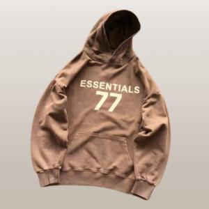 Essential 77 Brown Hoodie