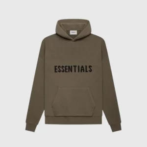 Fear of God Essentials Knit Pullover Hoodie Brown