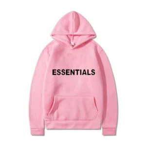 Pink Essential Hoodie